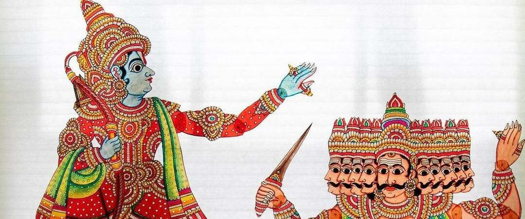 Leather Puppets (Tholu Bommalata) Reflection from Indian Mythology –  @ShopChaupal