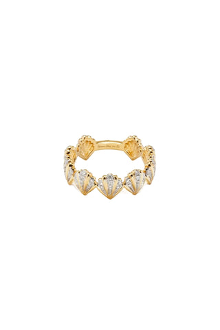 Yvonne Leon Shell Diamond Ring
