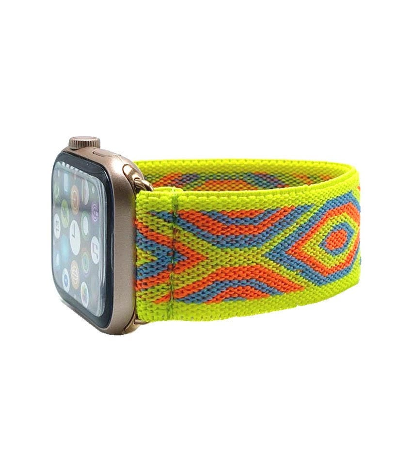 Elastic watch band for Apple Watch 38mm 40mm 42mm 44mm all series Boho –  Luna Watch Bands