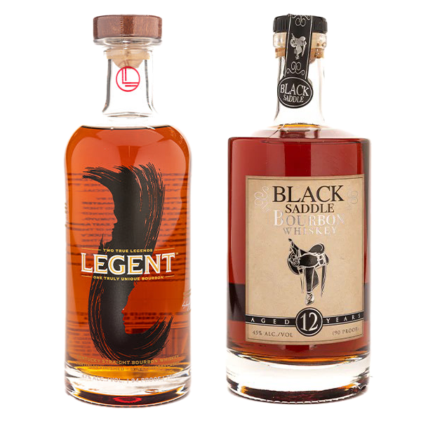 Black Saddle Bourbon 12 Year, Legent Bourbon Bundle