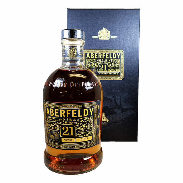 Aberfeldy 21 Year Single Malt Scotch With Gift Box - 750ml