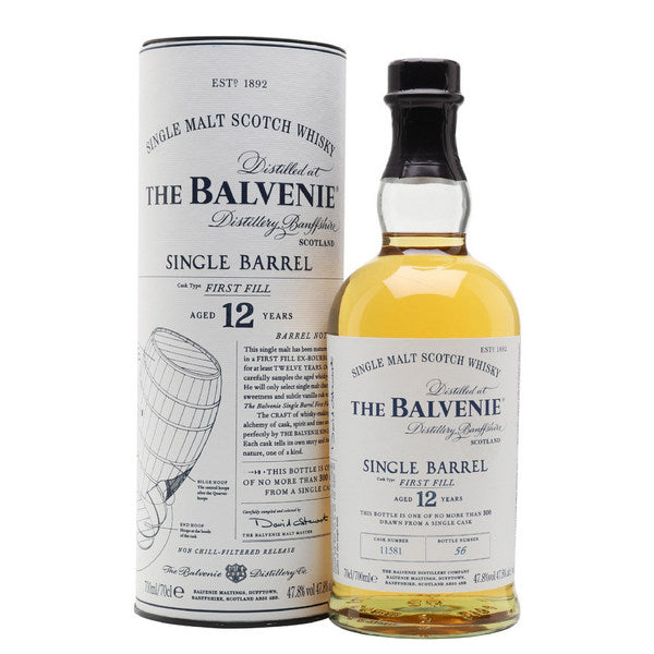 Balvenie 12 Year Old Single Barrel  - 750ml