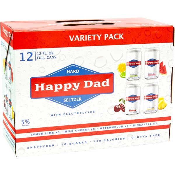 Happy Dad Hard Seltzer By The Nelk Boys - 12 pack