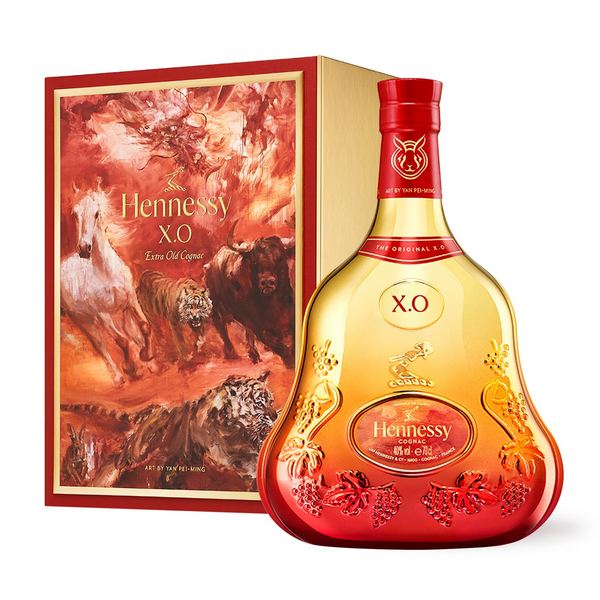 Hennessy X.O Lunar New Year 2023 Limited Edition Bottle by Yan Pei-Ming - 750ml