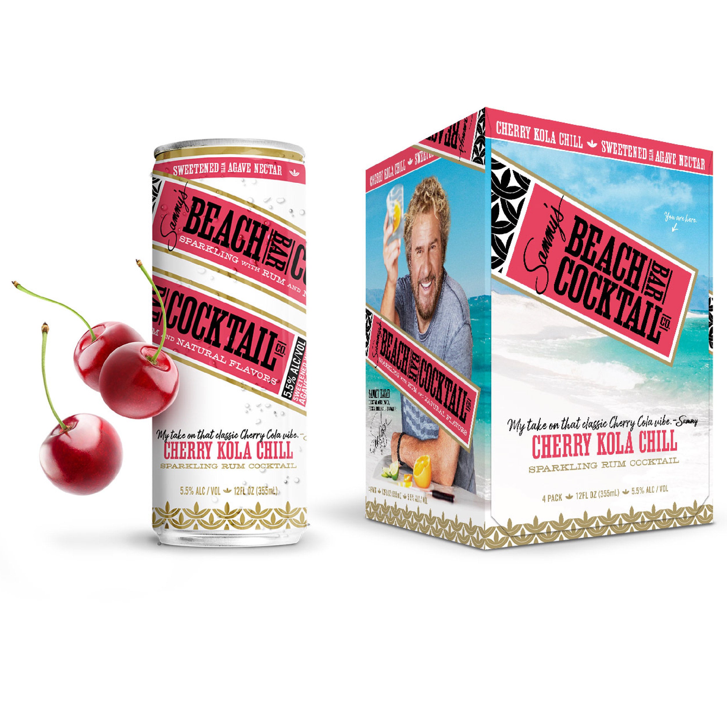 SAMMYâS BEACH BAR COCKTAIL CO. CHERRY KOLA CHILL 4 PACK