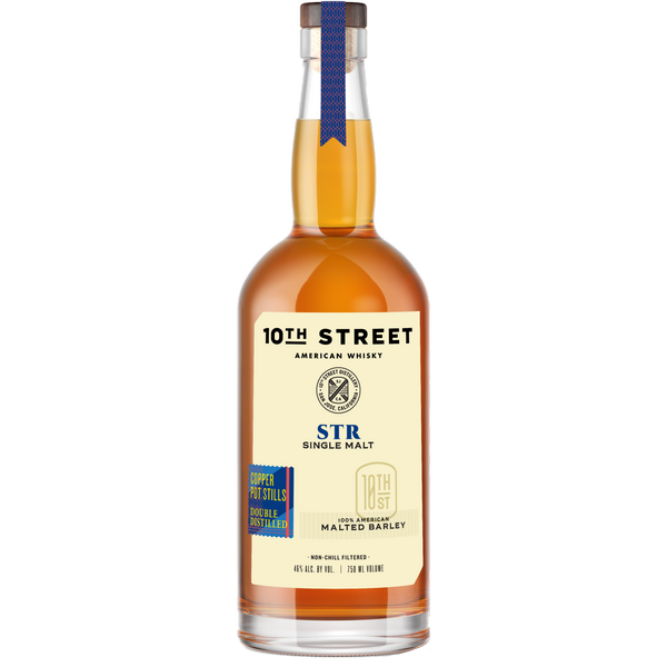 10th Street STR Unpeated American Single Malt Whiskey