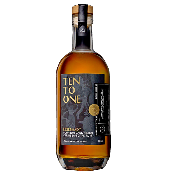 Ten To One x Uncle Nearest Caribbean Dark Rum Bourbon Cask Finish - 750ml