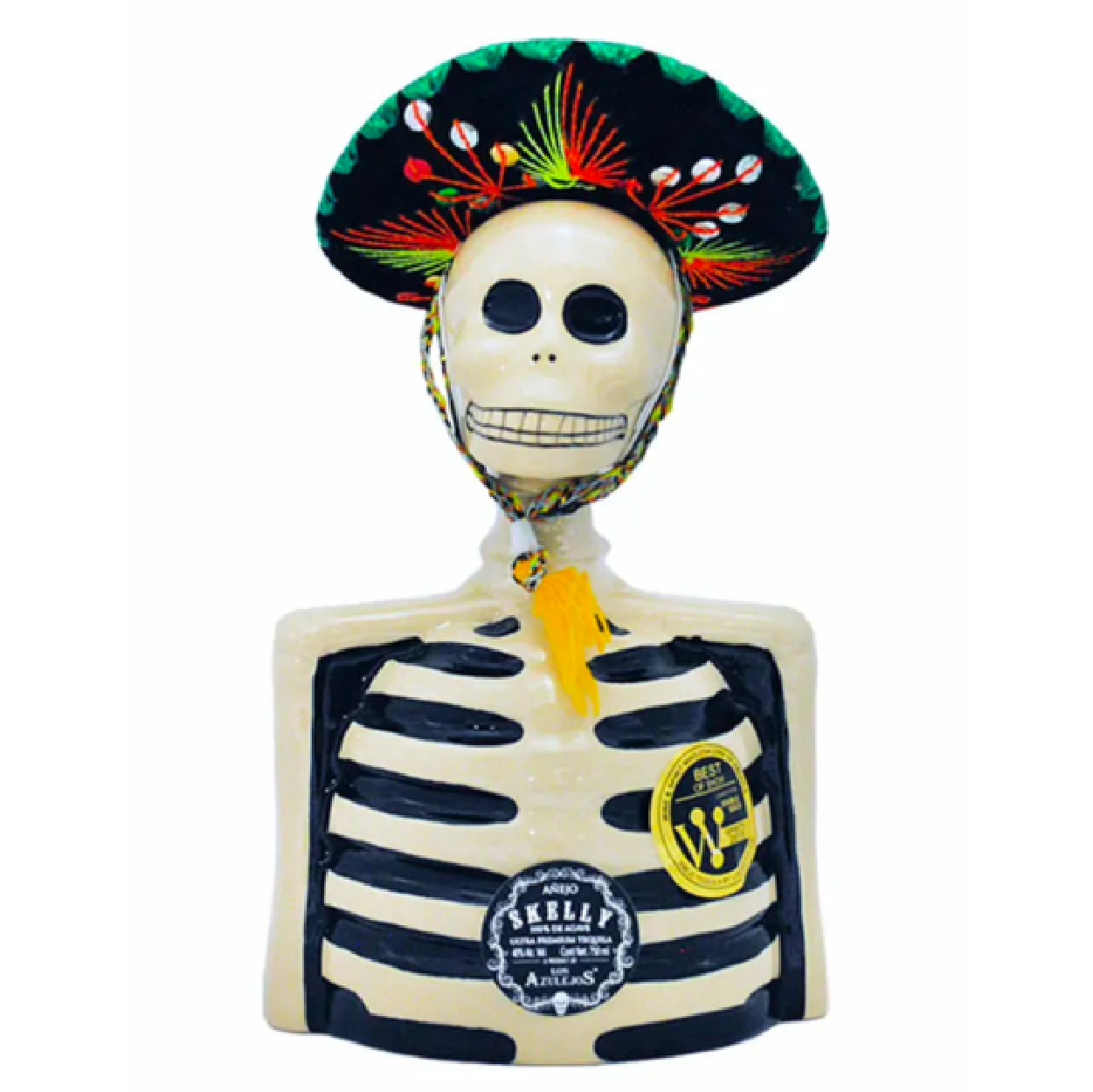 Los Azulejos Skelly Anejo Tequila - 750ml