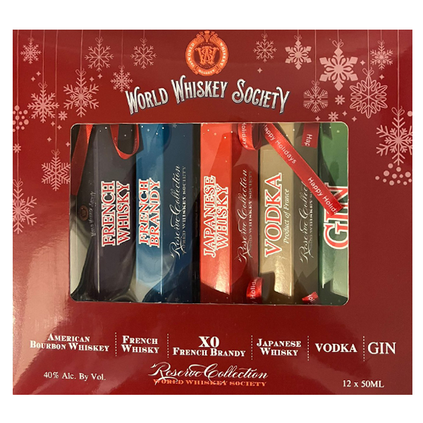 World Whiskey Society Candy Shaped Gift Set (12x50ml)