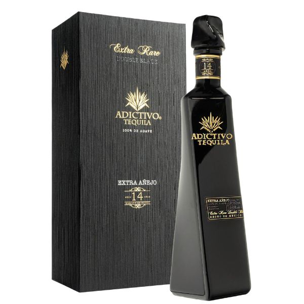 Adictivo 14 Years Extra Rare Double Black Extra Anejo Tequila King's Edition