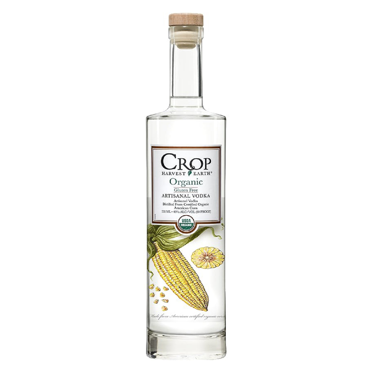 Crop Harvest Earth Organic Artisanal Vodka