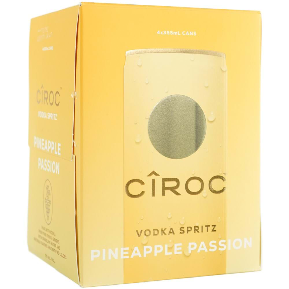 Ciroc Vodka Spritz Pineapple Passion 4PK