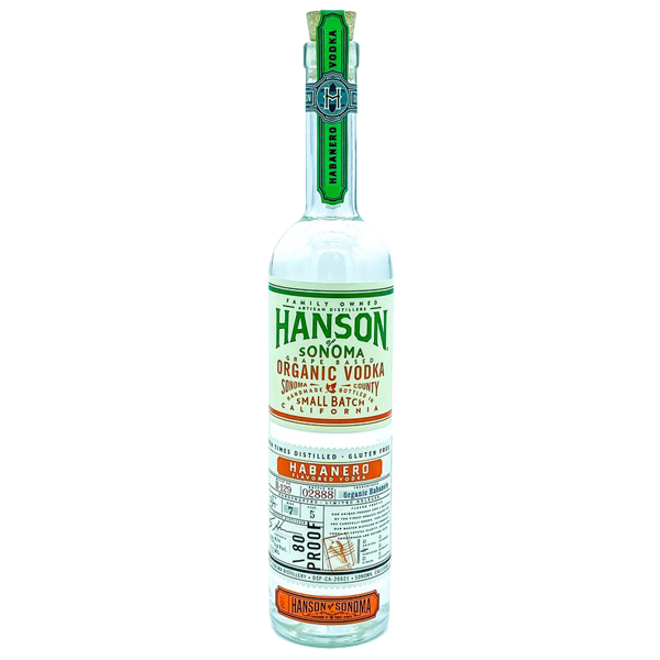 Hanson of Sonoma Organic Vodka Habanero