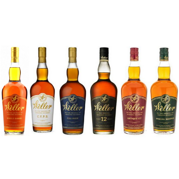 George T. Stagg Bourbon, W.L. Weller Full Proof Bourbon and 2 Sphere I –  Liquor Bar Delivery