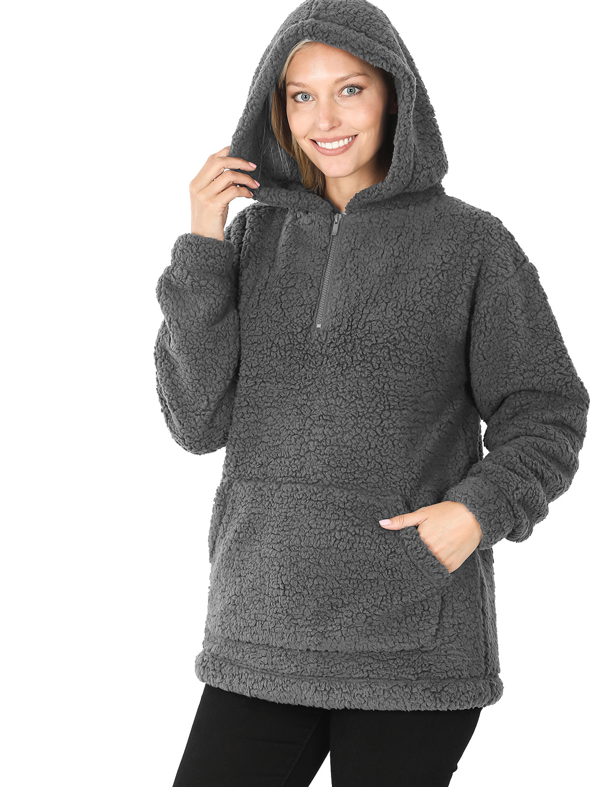 PRANA Women's Small Permafrost Half Zip Hoodie Sweater Pullover