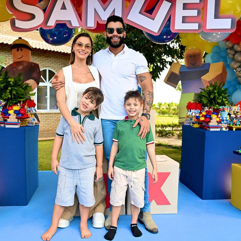 Andressa Suita, Gusttavo Lima e filhos