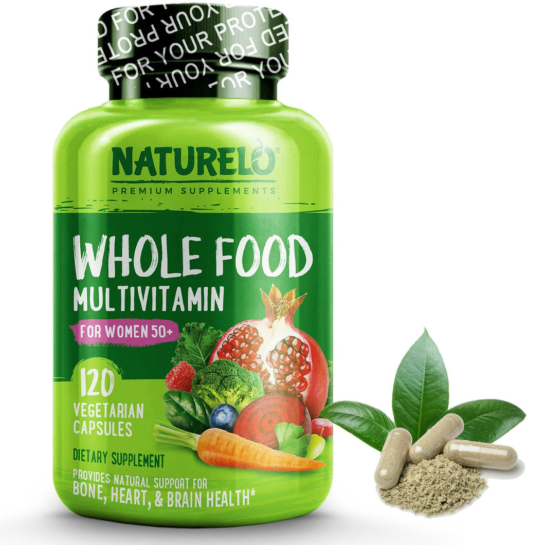 Whole Food Multivitamin for Women 50+ | NATURELO Premium ...