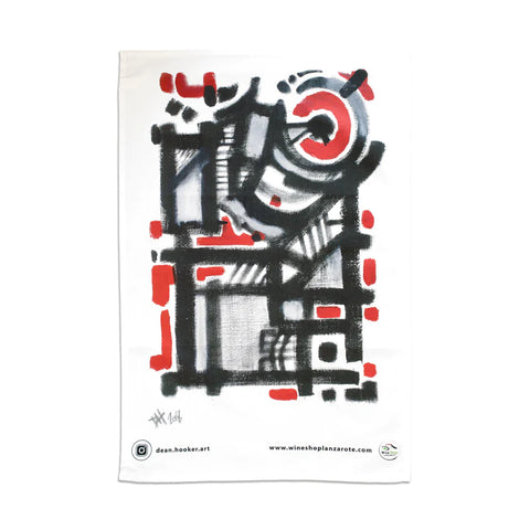 Dean Hooker Art Lanzarote Tea Towel