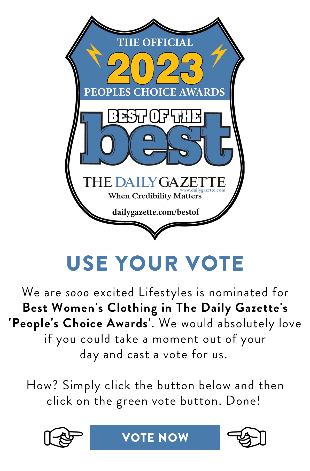 Daily Gazette 2023 People's Choice Awards