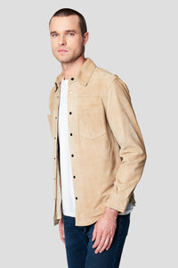 Rock Solid Suede Shirt Jacket | Blank NYC