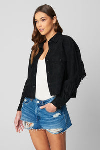 Cosmic Faux Suede Jacket | Blank NYC