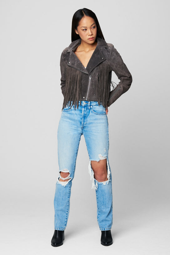 BLANK NYC Floral Leather Jacket Multi - $52 (74% Off Retail) - From Alexa
