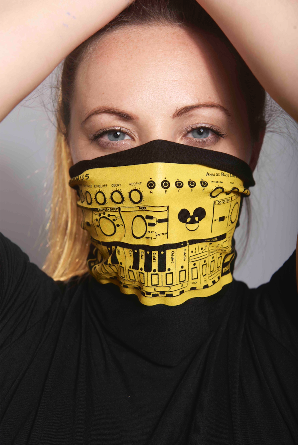 Deadmau5 Synth Multi Use Headband Face Mask Velvet Lamb