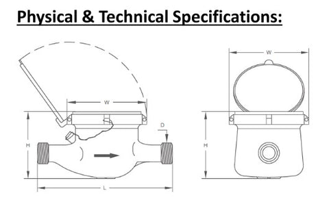 Flow Meter Drawing