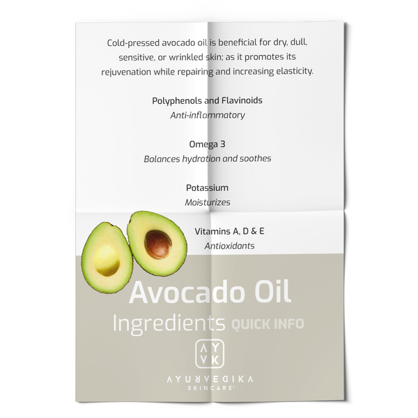 Our Ingredients. Avocado Oil. Quick Info