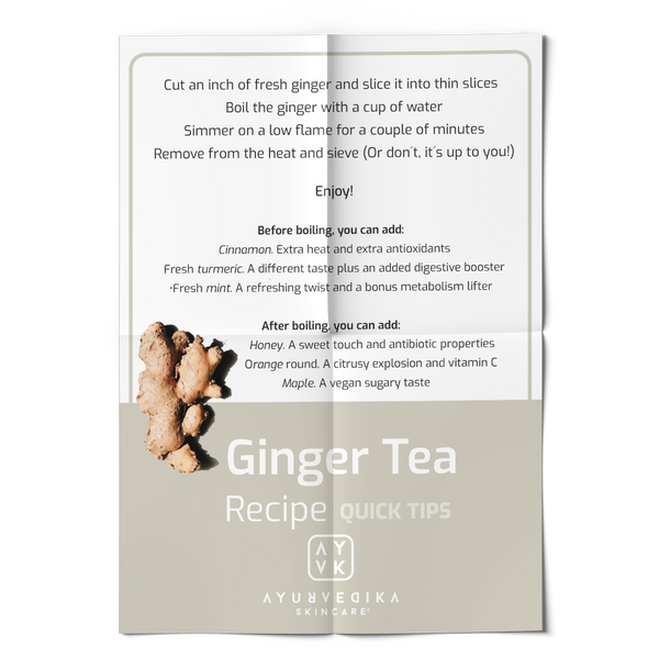 Ginger Tea Recipe: Ayurvedika Quick Tips