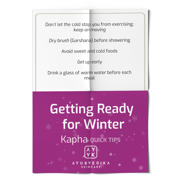 Kapha Dosha: Quick Tips on Getting Ready for Winter