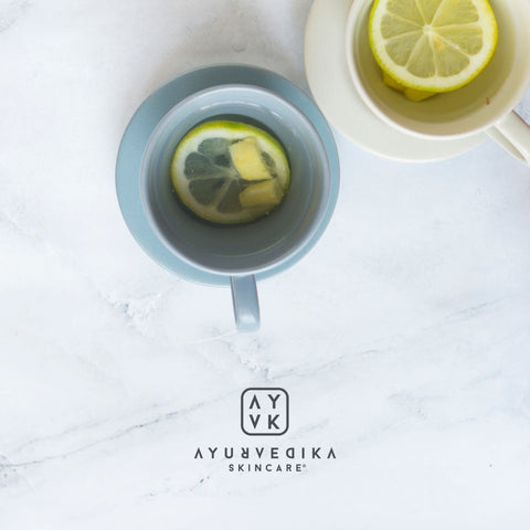Ayurveda Hot Lemon Water Agua Caliente con Limon Ritual Skincare