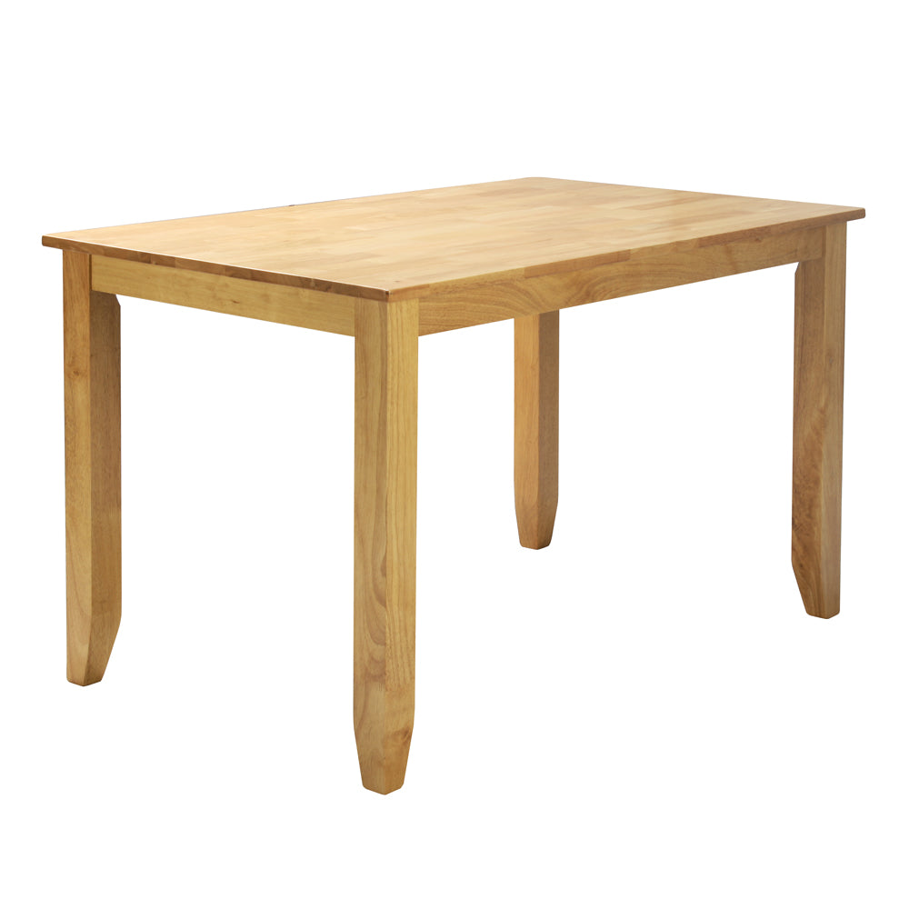 Slim oak shop dining table