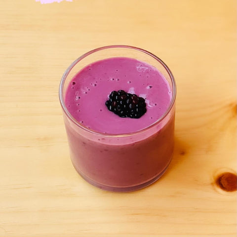 Amazake Blackberry Yogurt Lassi