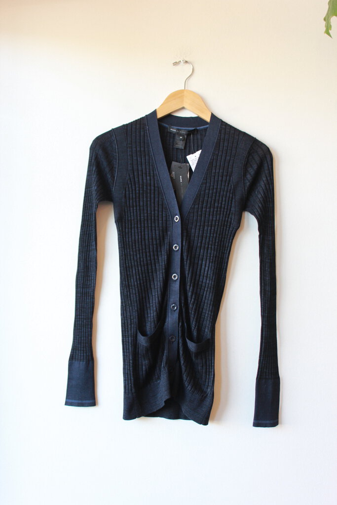 silk knit cardigan