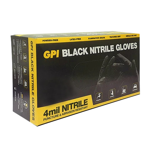 Black Nitrile Gloves Superior 6 Mil – Spraypainters Warehouse