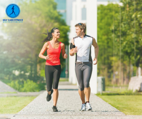 A Couple Walking For Fitness