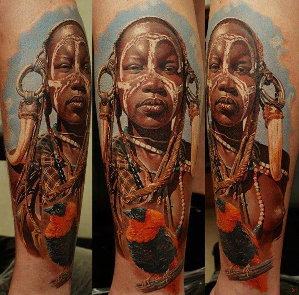 Portrait  Rhino African Chest Tattoo  Best Tattoo Ideas For Men  Women