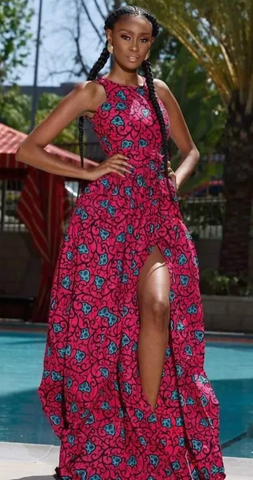 kitenge dresses for slim ladies