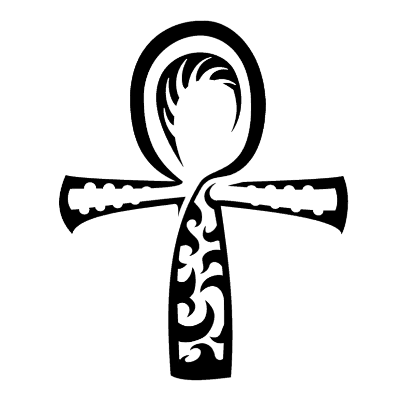 Ankh African Tatoo