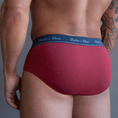 Mens Red Brief Underwear Made in USA – Blade + Blue