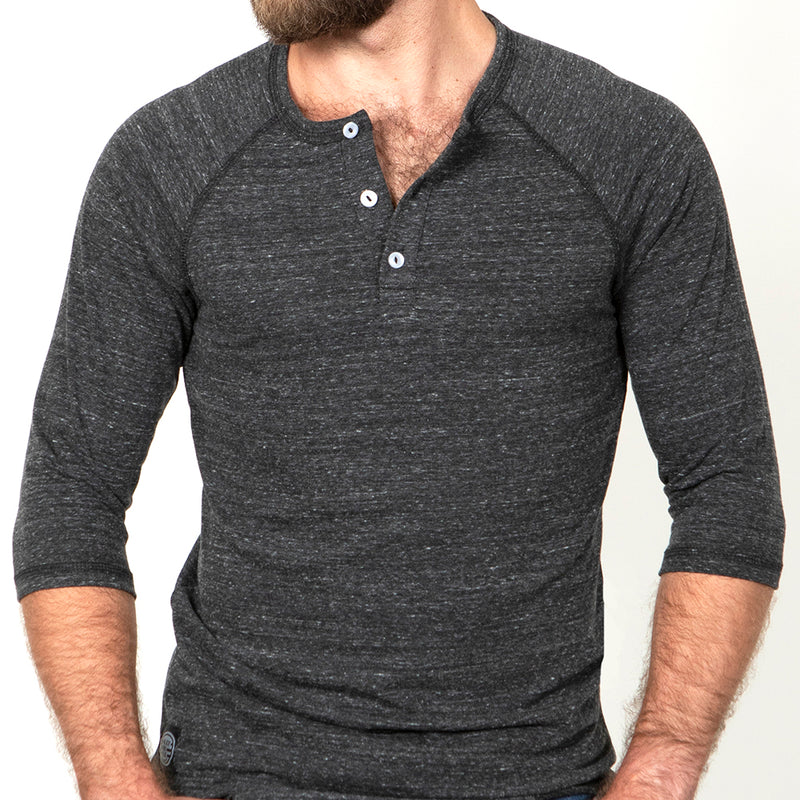 Henley Made in USA Long Sleeve For Men – Blade + Blue