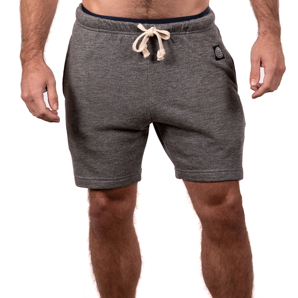 Varsity Grey French Terry Sweat Shorts Made in USA – Blade + Blue