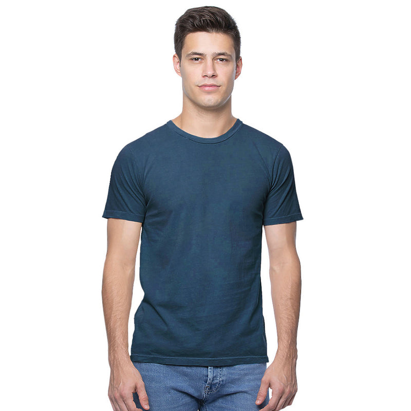 WAITLIST AVAILALBE: True Blue Pigment Dyed Cotton Classic Short Sleeve Tee - Made In USA