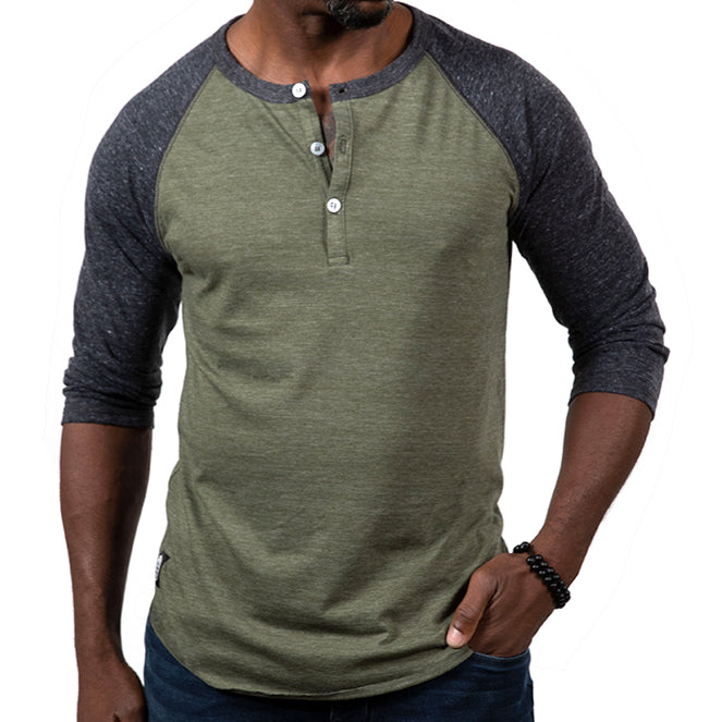 Henley Made in USA Long Sleeve For Men – Blade + Blue