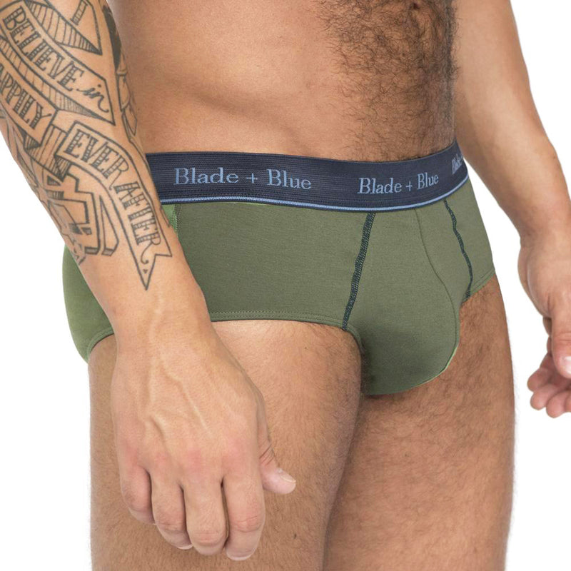 Mens Navy Blue Knit Underwear Made in USA – Blade + Blue