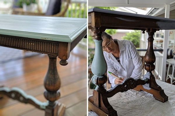 Toulouse Chalk Paint - Table Makeover
