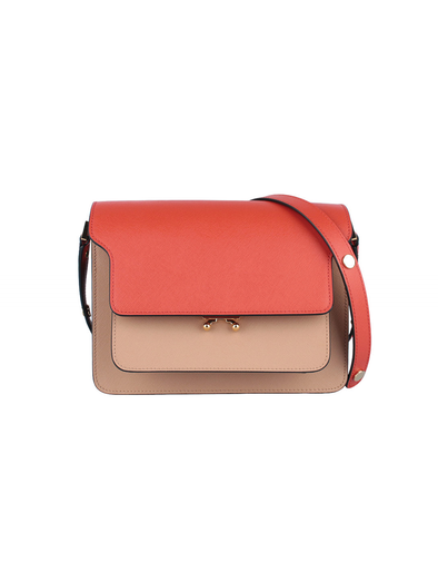 Trunk leather mini bag Marni Brown in Leather - 35445020