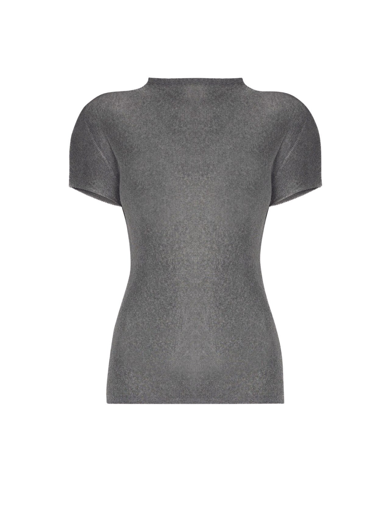 Pleats Please Issey Miyake Grey Mist High Neck Top – SORRY THANKS