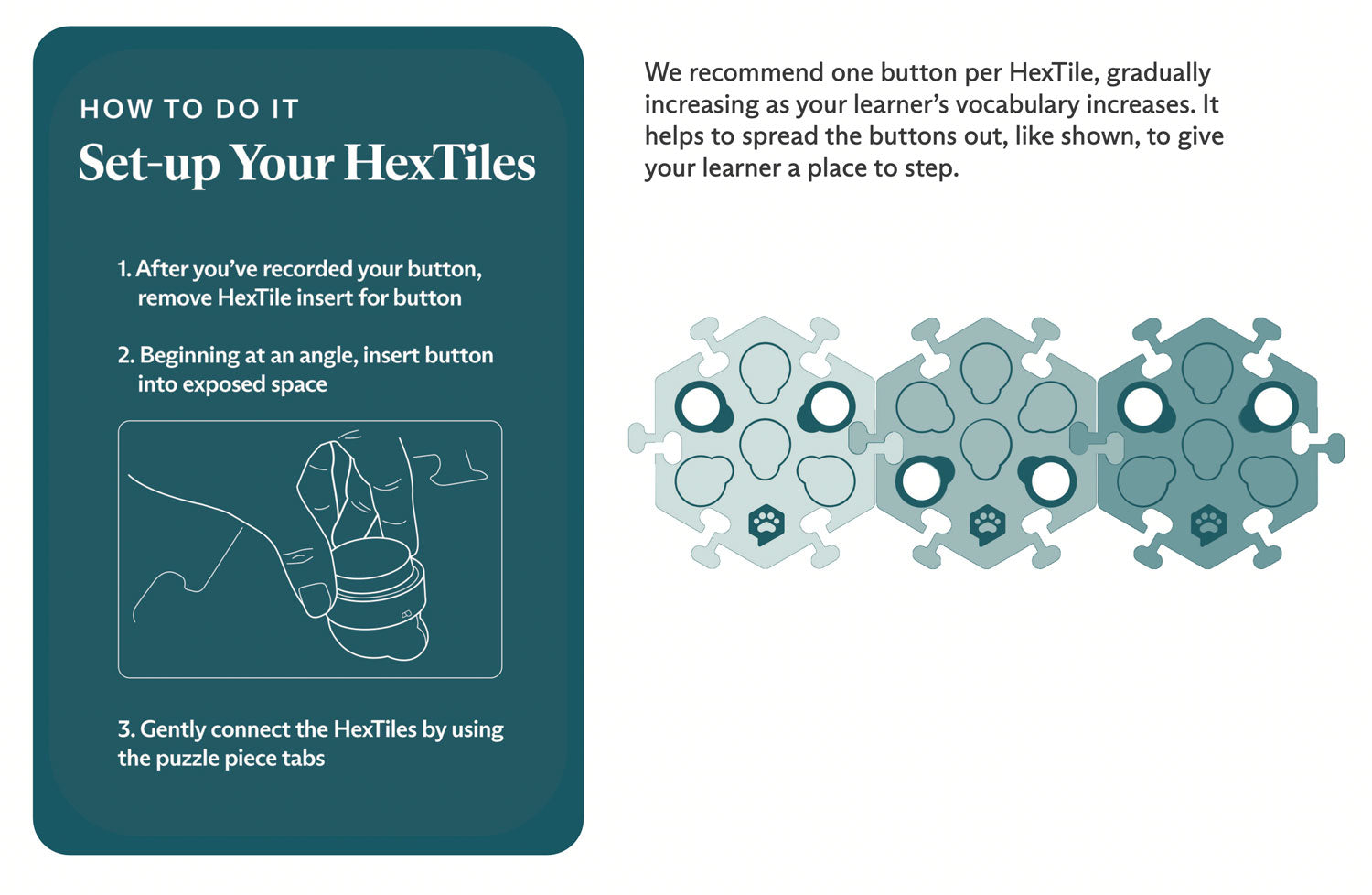 FluentPet how to setup button on your HexTile